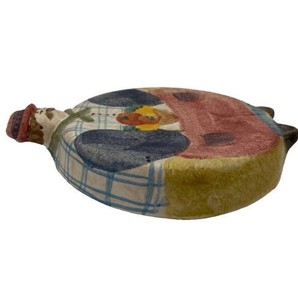 The Cellar Man and Woman Wall Ceramic Trivets Made in Italy Decor Hand Painted - Picture 10 of 10